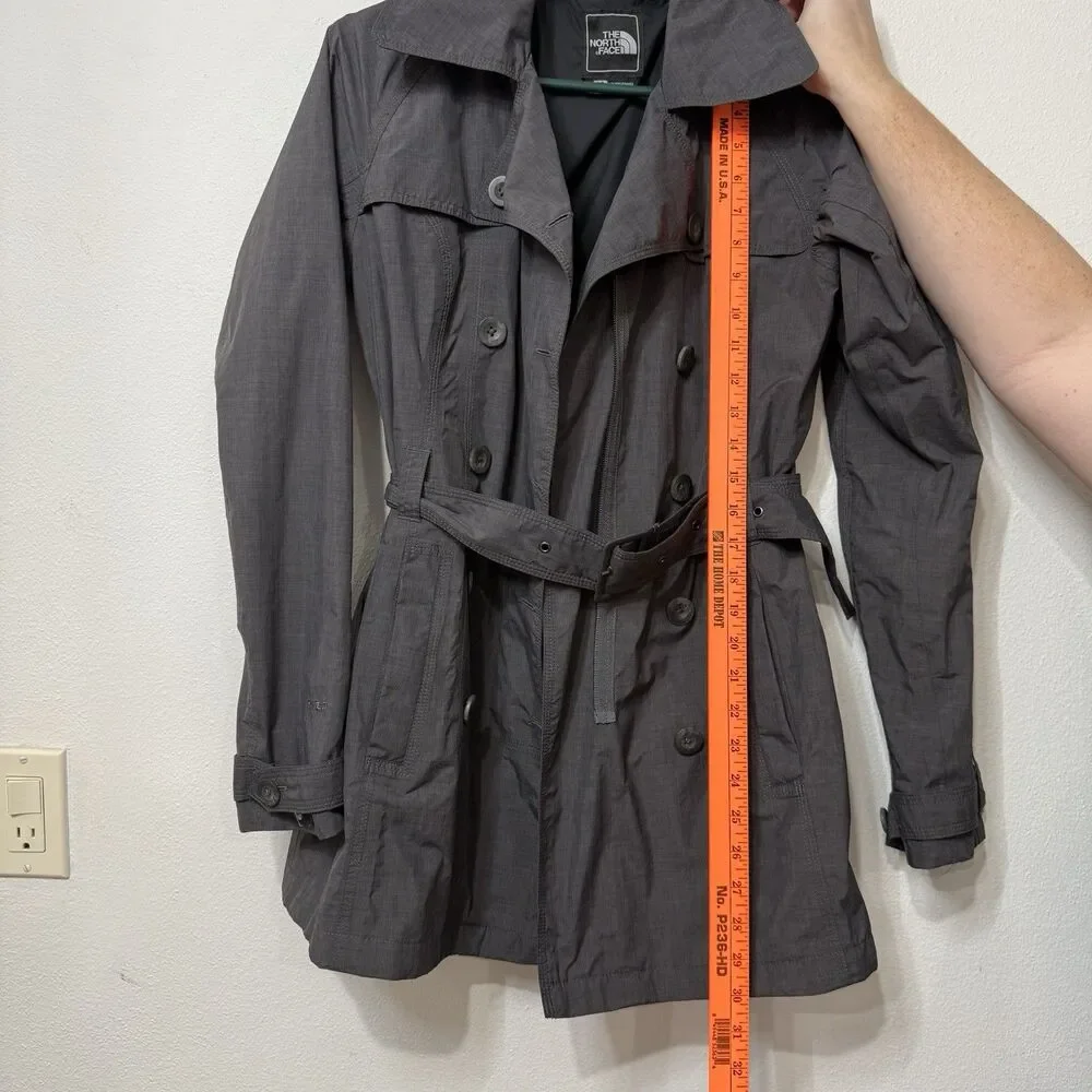 The North Face Hyvent Women’s Belted Trench Rain Coat Jacket Small